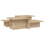 2 oak Sonoma plywood coffee tables by , Coffee table - Ref: Foro24-3216152, Price: 67,14 €, Discount: %