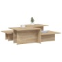 2 oak Sonoma plywood coffee tables by , Coffee table - Ref: Foro24-3216152, Price: 67,14 €, Discount: %