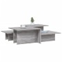 2 Stk. Couchtische Sperrholz Sonoma grau von , Couchtisch - Ref: Foro24-3216159, Preis: 77,79 €, Rabatt: %