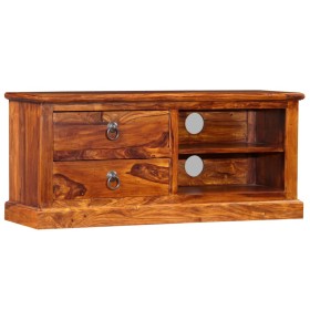 Solid sheesham wood TV cabinet 90x30x40 cm by vidaXL, TV Furniture - Ref: Foro24-245160, Price: 114,99 €, Discount: %