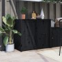 Outdoor kitchen cabinet solid black pine wood by , Kitchen cabinets - Ref: Foro24-3196157, Price: 237,22 €, Discount: %