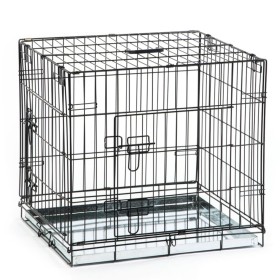 Beeztees Dog cage 63x55x61 cm black 715801 by , Pet carriers and boxes - Ref: Foro24-408701, Price: 47,99 €, Discount: %