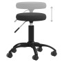 Silla de oficina giratoria de terciopelo negro de , Sillas de oficina - Ref: Foro24-333171, Precio: 54,44 €, Descuento: %