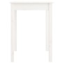 Mesa de comedor madera maciza de pino blanca 55x55x75 cm de , Mesas de cocina y de comedor - Ref: Foro24-814255, Precio: 75,5...