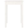 Mesa de comedor madera maciza de pino blanca 55x55x75 cm de , Mesas de cocina y de comedor - Ref: Foro24-814255, Precio: 75,5...