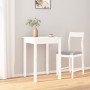 Solid white pine wood dining table 55x55x75 cm by , Kitchen and dining tables - Ref: Foro24-814255, Price: 81,54 €, Discount: %