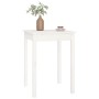 Mesa de comedor madera maciza de pino blanca 55x55x75 cm de , Mesas de cocina y de comedor - Ref: Foro24-814255, Precio: 75,5...