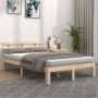 Estructura de cama madera maciza 150x200 cm de , Camas y somieres - Ref: Foro24-814759, Precio: 115,47 €, Descuento: %