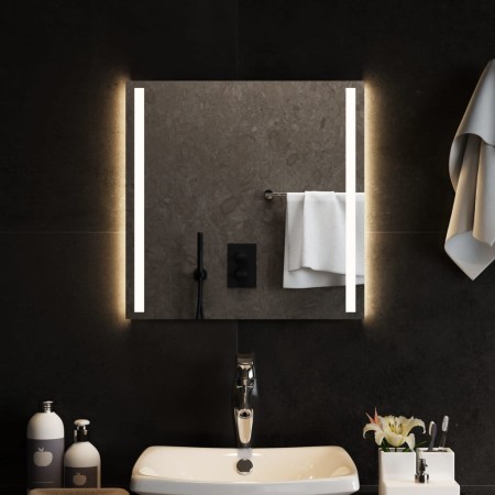 Espejo de baño con LED 50x50 cm de , Espejos - Ref: Foro24-151739, Precio: 45,24 €, Descuento: %