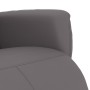 Sillón reclinable con reposapiés cuero sintético gris de , Sillones - Ref: Foro24-356587, Precio: 211,44 €, Descuento: %