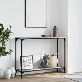 Sonoma gray engineered wood console table 101x30.5x75 cm by , Side tables - Ref: Foro24-837705, Price: 42,64 €, Discount: %