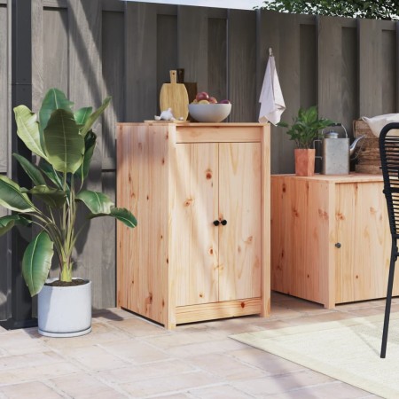 Solid pine wood outdoor kitchen cabinet by , Kitchen cabinets - Ref: Foro24-3196151, Price: 118,39 €, Discount: %