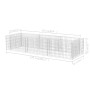 Steel gabion bed 270x90x50 cm by vidaXL, Pots and planters - Ref: Foro24-142556, Price: 95,78 €, Discount: %