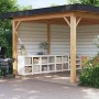 Outdoor kitchen furniture 3 pieces solid white pine wood by , Kitchen cabinets - Ref: Foro24-3196164, Price: 503,38 €, Discou...