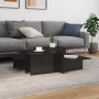 Couchtische, 2 Stück, glänzend schwarzes Holzwerkstoff von , Couchtisch - Ref: Foro24-3216156, Preis: 84,31 €, Rabatt: %