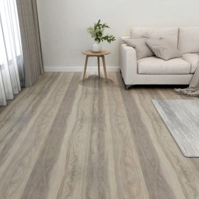 Self-adhesive PVC floor tiles, 55 units, in gray taupe, covering 5.11 square meters. by , Floors and carpets - Ref: Foro24-32...