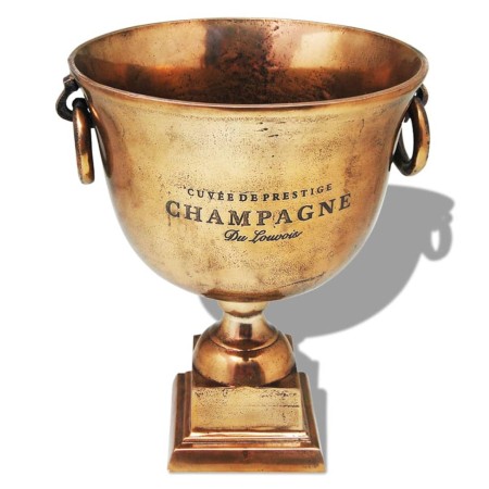 Kupferbrauner Trophäenbecher-Champagnerkühler von , Figuren, Skulpturen und Statuen - Ref: Foro24-243498, Preis: 104,31 €, Ra...