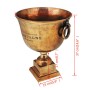 Enfriador de champán copa trofeo marrón cobre de , Figuras, esculturas y estatuas - Ref: Foro24-243498, Precio: 104,31 €, Des...