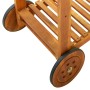 Outdoor-Küchenwagen aus massivem Akazienholz, 92 x 43,5 x 141,5 cm von vidaXL, Küchen- und Speisewagen - Ref: Foro24-43986, P...