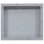 Hornacina de ducha gris mate 41x36x10 cm de , Paredes y mamparas de ducha - Ref: Foro24-151389, Precio: 45,99 €, Descuento: %