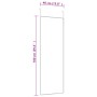 Espejo de puerta cristal y aluminio dorado 40x100 cm de , Espejos - Ref: Foro24-327417, Precio: 49,16 €, Descuento: %