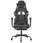 Gaming chair with footrest black camouflage synthetic leather by , Gaming chairs - Ref: Foro24-3143664, Price: 113,45 €, Disc...