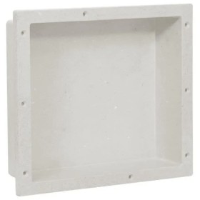 White shower niche 41x36x10 cm by , Shower walls and screens - Ref: Foro24-151390, Price: 48,24 €, Discount: %