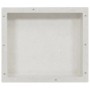 White shower niche 41x36x10 cm by , Shower walls and screens - Ref: Foro24-151390, Price: 46,46 €, Discount: %