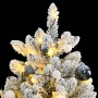 Artificial Christmas tree with hinges 300 LED and balls 240 cm by , Christmas trees - Ref: Foro24-3210176, Price: 192,72 €, D...