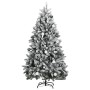 Artificial Christmas tree with hinges 300 LED and balls 240 cm by , Christmas trees - Ref: Foro24-3210176, Price: 192,72 €, D...