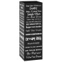 Black steel text design umbrella stand by vidaXL, umbrella stands - Ref: Foro24-246795, Price: 29,14 €, Discount: %