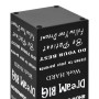 Black steel text design umbrella stand by vidaXL, umbrella stands - Ref: Foro24-246795, Price: 29,14 €, Discount: %