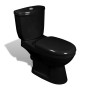 WC-Toilette mit schwarzem Spülkasten von , Badezimmer - Ref: Foro24-240550, Preis: 237,61 €, Rabatt: %