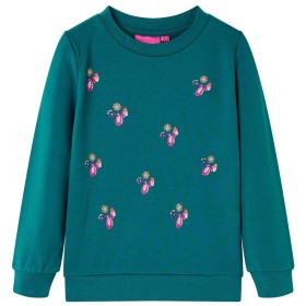 Dunkelgrünes Kinder-Sweatshirt 92 von , Kinder-T-Shirts - Ref: Foro24-13744, Preis: 14,28 €, Rabatt: %