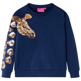 Navy blue children's sweatshirt 116 by , Kids T-shirts - Ref: Foro24-13496, Price: 12,12 €, Discount: %