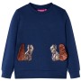 Sudadera infantil azul marino 128 de , Camisetas para niños - Ref: Foro24-14162, Precio: 13,99 €, Descuento: %