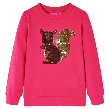 Sudadera infantil rosa chillón 116 de , Camisetas para niños - Ref: Foro24-14176, Precio: 11,99 €, Descuento: %