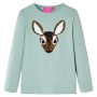 Children's long-sleeved t-shirt mint medium 140 by , Kids T-shirts - Ref: Foro24-14188, Price: 13,46 €, Discount: %