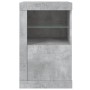 Sideboard with LED lights concrete gray engineered wood by , Lockers and storage cabinets - Ref: Foro24-836636, Price: 60,10 ...