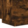 Bedside table LED lights 2 pcs engineered wood smoked oak by , Nightstands - Ref: Foro24-836744, Price: 106,84 €, Discount: %