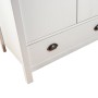 Hill Range 3-door wardrobe white pine wood 127x50x170cm by , Wardrobes - Ref: Foro24-288954, Price: 451,54 €, Discount: %