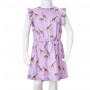 Vestido infantil mangas con volantes cordón lila 116 de , Vestidos de niños - Ref: Foro24-14602, Precio: 14,82 €, Descuento: %