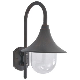 Bronze aluminum garden wall lamp E27 42 cm by vidaXL, Outdoor lighting - Ref: Foro24-44213, Price: 44,99 €, Discount: %