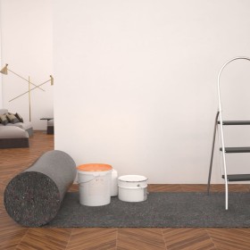 Painter's non-slip felt 50 m 280 g/m² gray 2 units by vidaXL, Protective sheets and strips for floors - Ref: Foro24-142699, P...