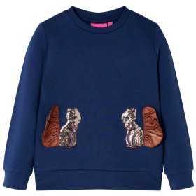 Navy blue children's sweatshirt size 92 by , Kids T-shirts - Ref: Foro24-14159, Price: 13,99 €, Discount: %