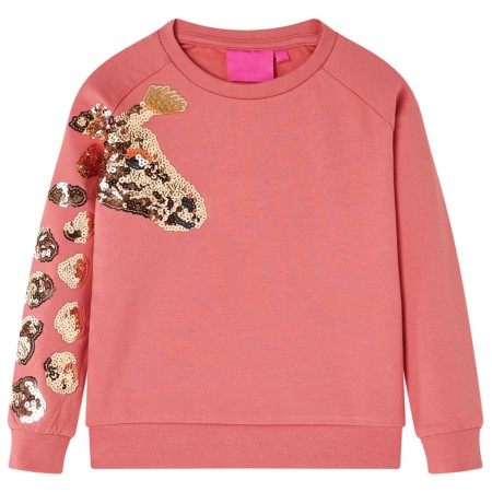 Sudadera infantil rosa envejecido 128 de , Camisetas para niños - Ref: Foro24-13502, Precio: 12,12 €, Descuento: %