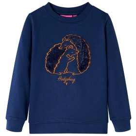 Marineblaues Kinder-Sweatshirt 128 von , Kinder-T-Shirts - Ref: Foro24-13542, Preis: 11,99 €, Rabatt: %