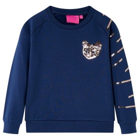 Navy blue children's sweatshirt 104 by , Kids T-shirts - Ref: Foro24-14095, Price: 11,99 €, Discount: %