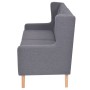 2 seater gray fabric sofa by vidaXL, Sofas - Ref: Foro24-245453, Price: 400,99 €, Discount: %