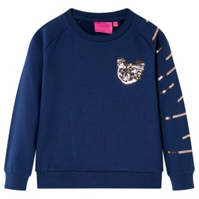 Sudadera infantil azul marino 128 de , Camisetas para niños - Ref: Foro24-14097, Precio: 13,99 €, Descuento: %